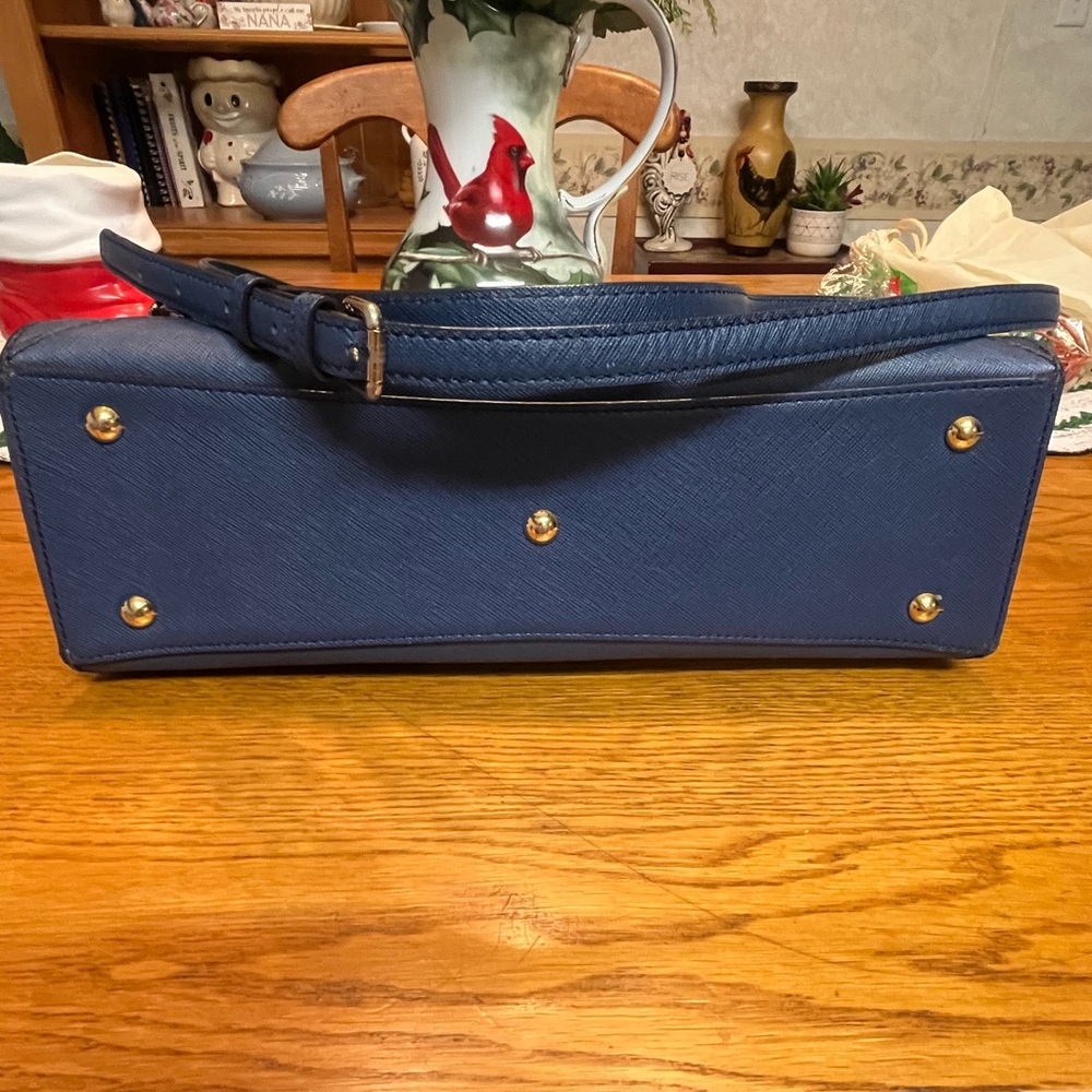 MCM Blue‎ Saffiano Leather 2 Way Bag - Picture 14 of 14
